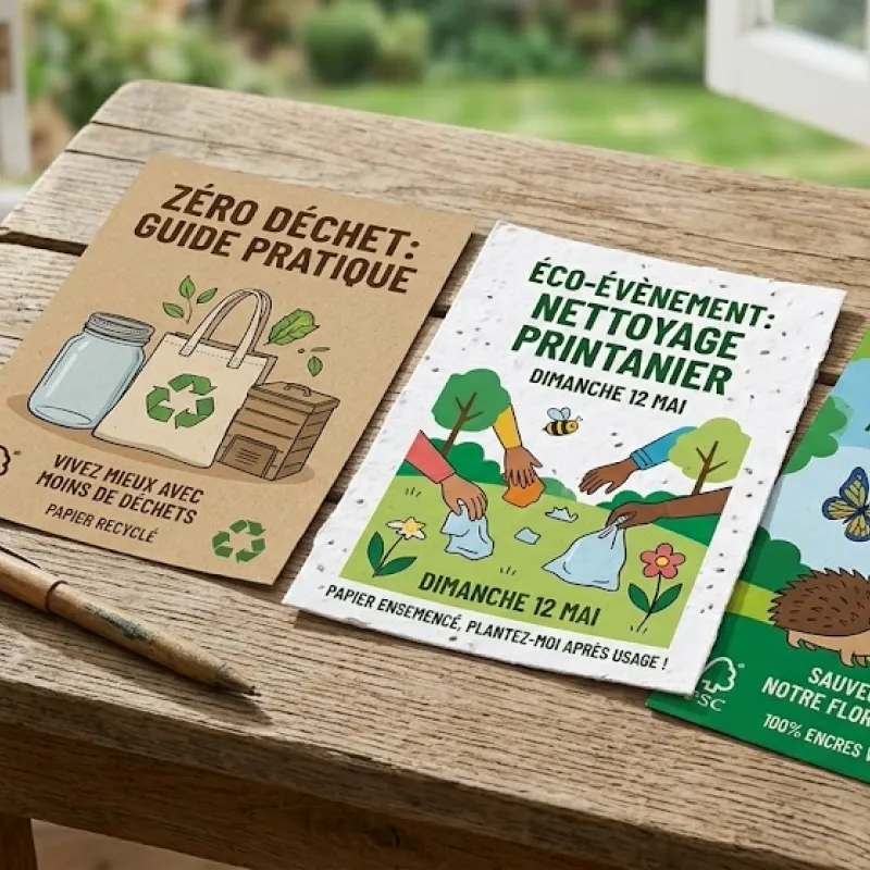 flyers papier écologique